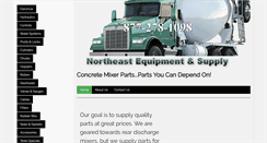 Desktop Screenshot of northeastequipmentsupply.com