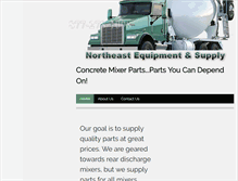 Tablet Screenshot of northeastequipmentsupply.com